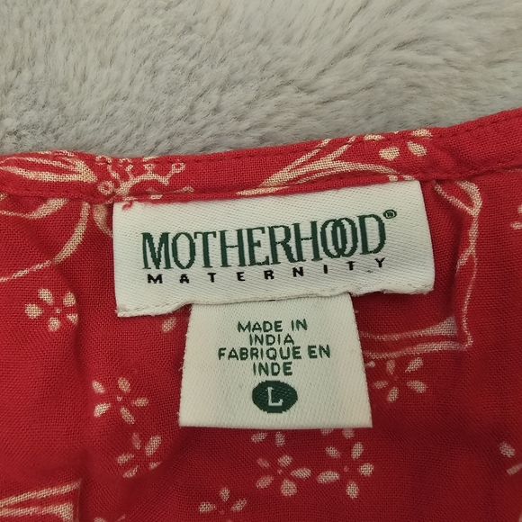 Motherhood Maternity Tie Back Shirt. Size L - Picture 3 of 6